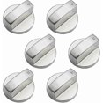 thumbnail image 1 of 6 Pieces Universal Metal Control Knobs Gas Stove Knob 6mm Universal Control Knobs Stove Knob For Gas Stove Cooker Oven Hob, 1 of 5