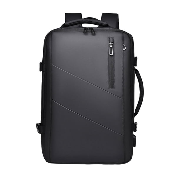 Qarigey Travel Companion Múltiples bolsillos y bolsa de viaje de gran capacidad Bolsas de equipaje Conveniente y elegante Mochilas negro