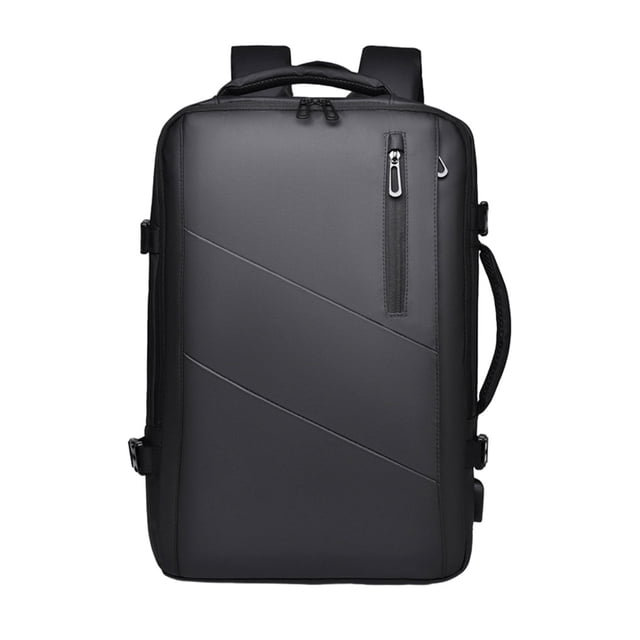 Guardurnaity Equipaje portátil y fácil de limpiar para cualquier bolsa de viaje de aventura, bolsas de viaje, múltiples bolsillos, ampliable con Mochilas negro