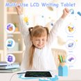 thumbnail image 4 of KiddiTouch LCD Writting Tablet for Kids 10 Inch Erasable Doodle Board Mess Free Drawing Pad for Girls Educational Toys 3-8 Years Old Girls Birthday Gift (Blue), 4 of 7
