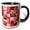 Black/White, variant on 3drose, Gingerbread Man Retro Christmas Cookie Holiday Baking, 11oz Mug