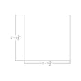 thumbnail image 2 of Harmony Series 34" Small Square Shaped Coffee Table Square Metal Base, 2 of 5