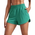 thumbnail image 1 of Shorts CRZ YOGA Dolphin tiro alto 3" secado rápido M, 1 of 4