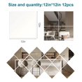 thumbnail image 2 of PopularLdo Shatterproof Acrylic Mirror Tiles, 12 Pack 12x12 Inch Self-Adhesive Full Body Wall Mirrors for Bedroom, Home Gym, Bathroom & Living Room, Unbreakable Flexible Mirror Sheets C104, 2 of 3