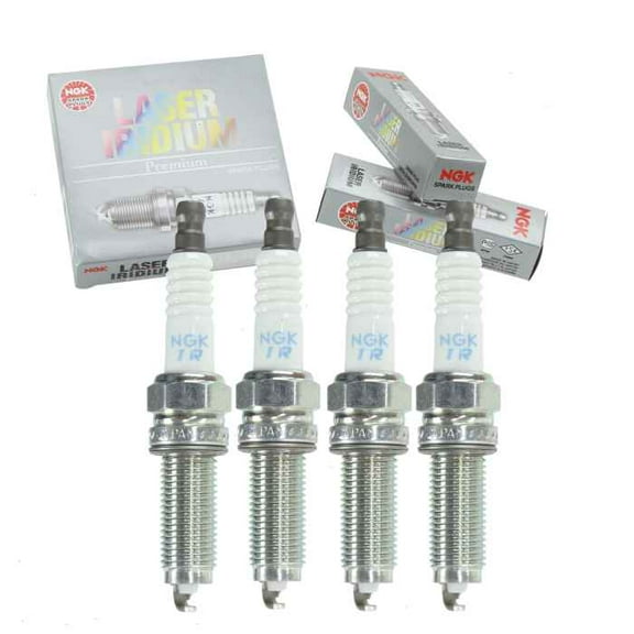 4 pc NGK Laser Iridium Spark Plugs compatible with Acura ILX 2.4L L4 2013-2015