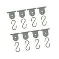 thumbnail image 2 of Almencla Awning Clip Light Rope Clamp Multifunctional 1 Set Slide In Awning Channel Light holes 8pcs, 2 of 8