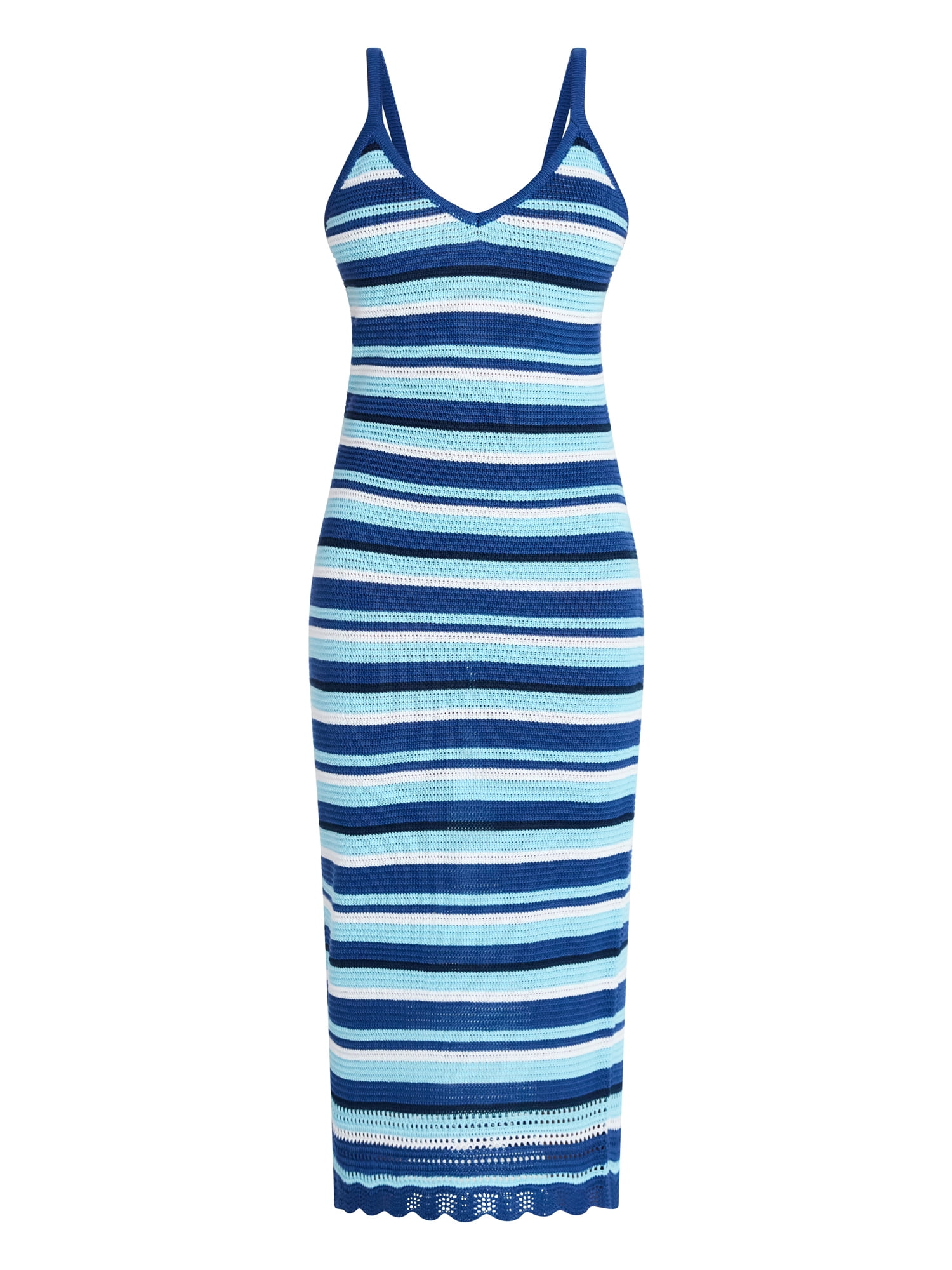 No Boundaries Crochet Cami Midi Dress, Women's XXS-XXL