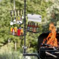 thumbnail image 4 of 5-in-1 Grill Accessories Organizer TeqHome Grill BBQ Caddy for Blackstone Griddle Accessories Camping BBQ Condiment Caddy with Paper Towel Holder Grill Utensil Storage Tool, 4 of 13