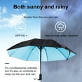 thumbnail image 3 of ZenCart Folding Umbrella with Fan USB Rechargeable UV Sun Protection Tri-fold Umbrella Portable Waterproof Windproof Summer Outdoor Sun Rain Umbrella, 3 of 8