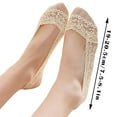thumbnail image 3 of Chaussettes Invisibles pour Femmes avec Garniture en Dentelle - Chaussettes Pantoufles Confortables pour Talons et Tenue Décontractée, 3 of 8