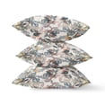 thumbnail image 2 of Watercolor Lilac Bulb Indoor/Outdoor Pillow with Removable Cover in White Pink Gray 16x16, 2 of 5