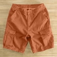 thumbnail image 2 of Jessboyy Cargo Shorts for Men Relaxed Fit Casual Shorts with Pockets Summer Outdoor Hiking Work Cargo Shorts Knee Length Work Shorts Orange,XL, 2 of 6