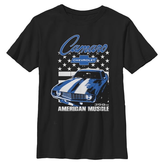 Boys General Motors Camaro American Muscle T Shirt