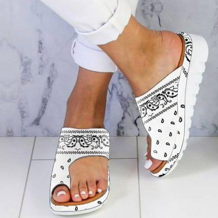 

Egmy Women Ankle Strap Summer Slide Sandals Flats Flip-Flops Shose