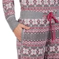 thumbnail image 3 of Nautica Women's 2 Piece Fleece Pajama Sleepwear Set M/Gray, 3 of 4