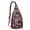 Rose-red-2, variant on Boho Daisy Floral Sling Backpack – Retro Watercolor Wildflower Crossbody Daypack with Vintage Bloom & Country Garden Aesthetic, Lightweight Travel Bag for Women & Nature Lovers