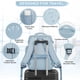 thumbnail image 5 of Mochila de viaje Getravel Large para mujer Azul claro, 5 of 7