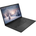 thumbnail image 2 of HP 17.3" Business Laptop Computer, 32GB RAM 1.2TB Storage (1TB SSD + 256GB Docking Station), 10-Core Intel Core i5, Windows 11, PLUSERA Earphones, Black, 2 of 7