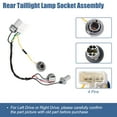 thumbnail image 3 of Unique Bargains Tail Lamp Holder and Wiring Harness 92450-3Q000 for Sonata Sedan 2011-2014 1, 3 of 7