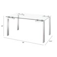 thumbnail image 5 of Zuo Modern 102142 Roca Dining Table Stainless Steel, 5 of 5