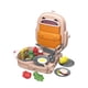 thumbnail image 2 of Juguete de simulación para niños, juego de rol, juego de aprendizaje, bolsa de juguetes portátil juguete de cocina, 2 of 9