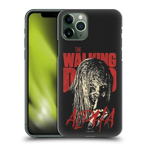Head Case Designs Officially Licensed AMC The Walking Dead Season 10 Character Portraits Alpha Hard Back Case Compatible with Apple iPhone 11 Pro