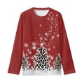 thumbnail image 4 of DISNIMO Christmas Tree T-Shirts for Kids Girls Shirts Long Sleeve Size 3-4 Boys Shirts Crew Neck Shirt Kids Girls Cute Tshirts for Kids Shirt Long Sleeve Casual Tops for Girls Tee Shirts, 4 of 7