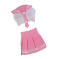 thumbnail image 4 of Conjunto de 3 s escolares, corta y de para pareja de niñas, rosa / azul jinwen Disfraces De Niña De La Escuela, 4 of 8