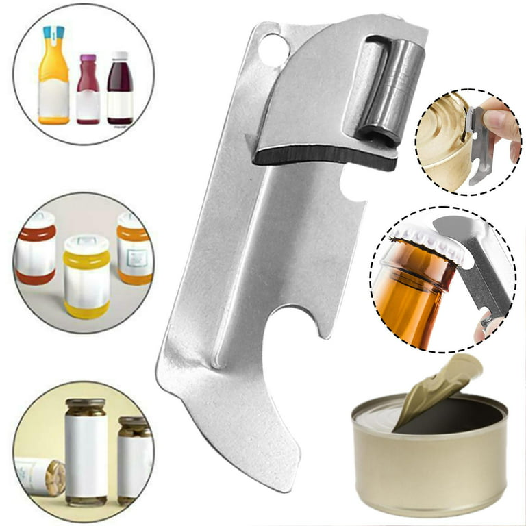 Stainless Steel Military Style Can Opener - Portable Survival Kit For  Camping, Travel, And Emergencies - Temu