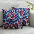 thumbnail image 3 of Orinice Flowers Graphic Decorative Cushion Throw Pillow Cover for Home 20x20in, 3 of 5