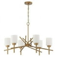 thumbnail image 4 of Craftmade 54629 Cadence 9 Light 32" Wide Pillar Candle Chandelier - Nickel, 4 of 5