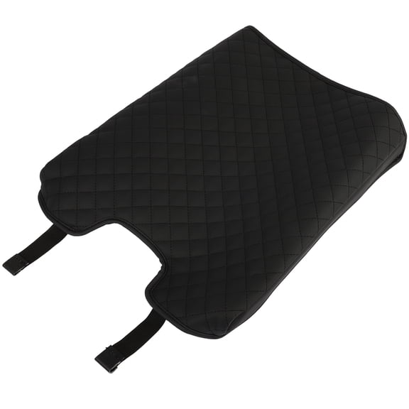 cciyu Black Jump Seat Armrest Cover Replacement fit for 2013-2018 For Dodge Ram 1500 & 2013-2023 Ram 2500/3500/1500 Classic Model Center Console Cover