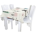 thumbnail image 2 of Coolnut Summer Elements Tablecloth Modern Table Cover for Home Decoration, Spill Proof Cloth Washable for Dinner Picnic, 60"x120", 2 of 6