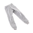 thumbnail image 2 of Figura masculina a escala 1/12, ropa de entrenamiento, conjunto deportivo informal para hombre de 6 pulgadas Pantalón de chándal gris, 2 of 9