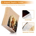 thumbnail image 4 of Bear Christmas Trees Gifts Napkin Holder for Table Clear Napkin Stand Paper Holder Acrylic Organizer Dispenser Napkins for Dinner Kitchen Restaurant Room, 4 of 8
