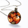 thumbnail image 6 of Pumpkin Necklace Personalized Custom Photo Round Pendant Adjustable Stainless Steel Necklaces with Gift Box for Men Women Mothers Valentine's Jewelry Gift, 6 of 6
