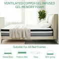 thumbnail image 7 of Full Mattress 10 inch with Gel Memory Foam, Pocket Springs, Medium Firm, Mattress in a Box, 7 of 7