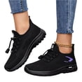 thumbnail image 4 of YOUYEDIAN Orthopedic Shoes for Women Summer Dress Slip on Non Slip Mesh Arch Support Sneakers Breathable Closed Toe Walking Shoes (Black), 4 of 4