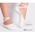 thumbnail image 4 of Zapatilla De Ballet Split De Piel Negro y Blanco Tallas 15 - 30 blanco 22 Damaris Alberlui BALLET SPLIT, 4 of 4