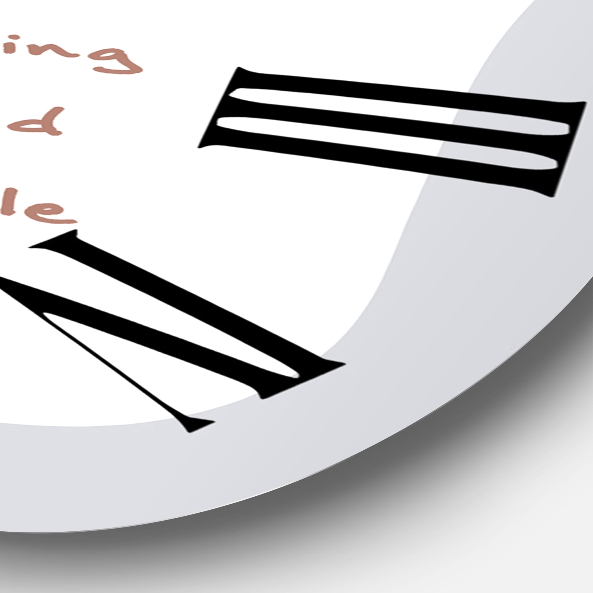 Designart 1 in Quartz Modern/Contemporary Wall Clock