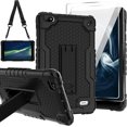 thumbnail image 4 of FIEWESEY Cover Case for Sunshine T1 Elite/Foxx T8/Qlink Scepter 8/Sky Pad 8/NUU Tab 8/Sky Devices Elite OctaX/Sky Devices Elite T8 Plus/Xmobile X8/Sky Devices with screen protector (Black/Black/2 PCS), 4 of 8