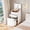 White 02, variant on Jopath White Vanity Desk Set with Mirror & Lights,3 in 1 Makeup Vanity Table with 3 Drawers and Stool,Dressing Table for Bedroom,White02