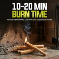 thumbnail image 5 of Sun Joe 10-Pound Fatwood Fire Starter Sticks for Fireplace, and Pits Use, 5 of 6