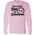 thumbnail image 3 of Inktastic Im a Happy Ray of Sunshine with Happy Sun Long Sleeve T-Shirt, 3 of 5