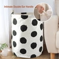 thumbnail image 3 of Dirty laundry basket waterproof folding laundry basket, cotton and hemp storage box for toy collection, 3 of 7