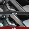 thumbnail image 3 of Center Control Handle Cover Trims Sticker Decal Carbon Fiber For Corvette C7 2014-2019, Black, 3 of 5