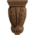 thumbnail image 2 of Ekena Millwork 3 1/2"W x 4"D x 7"H Small Acanthus Wood Corbel, Mahogany, 2 of 4