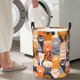 thumbnail image 5 of Balery Cute Cat Paw Cesta de ropa redonda con asas, impermeable, independiente, para ropa, juguetes, dormitorio y familia-Medium, 5 of 6