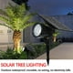 thumbnail image 5 of Lámpara LED solar para árbol para jardín y patio | Iluminación decorativa solar impermeable con encendido y apagado automático y respaldo de 3 días | Fácil instalación en la pared para patio, césped, 5 of 9