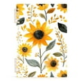 thumbnail image 7 of FORMRS 1-Subject Spiral Notebook 8" x 5" College Ruled 60 Refillable Sheet, White Watercolor Sunflowers, 7 of 7